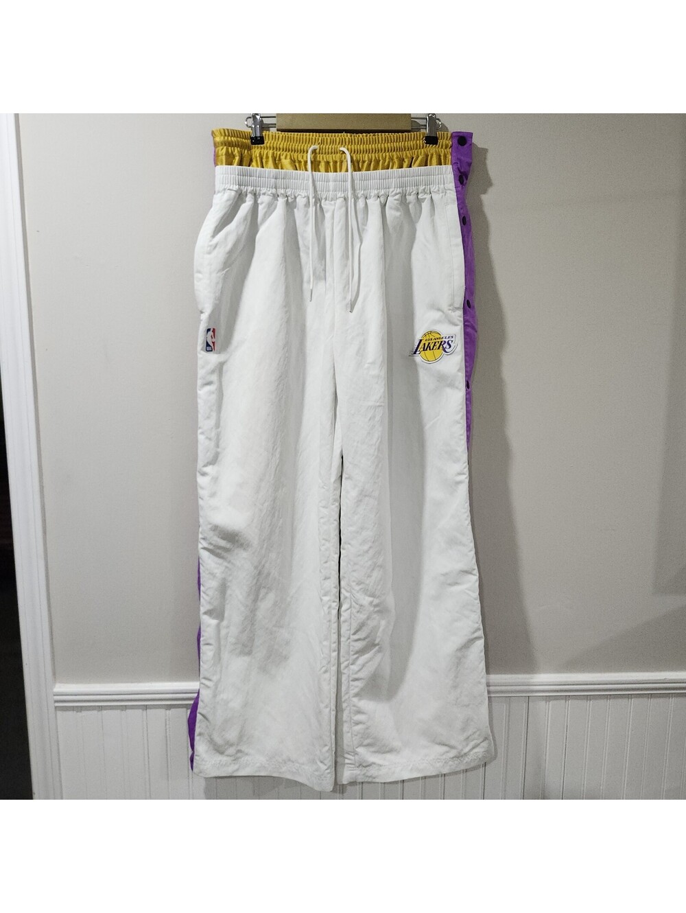 Nike x AMBUSH NBA Collection Lakers Tearaway Trousers Pants Baggy Loose XL